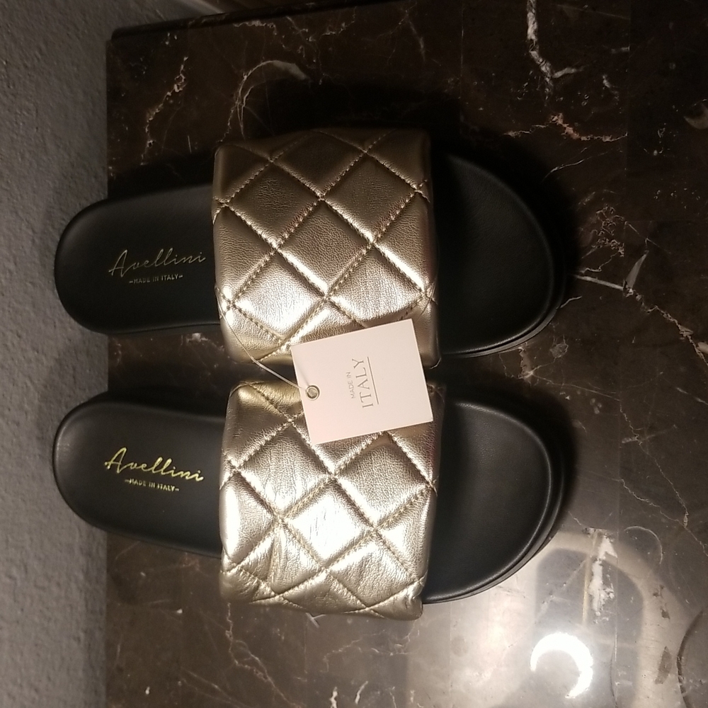 Slip slide  Gold quilted  New
